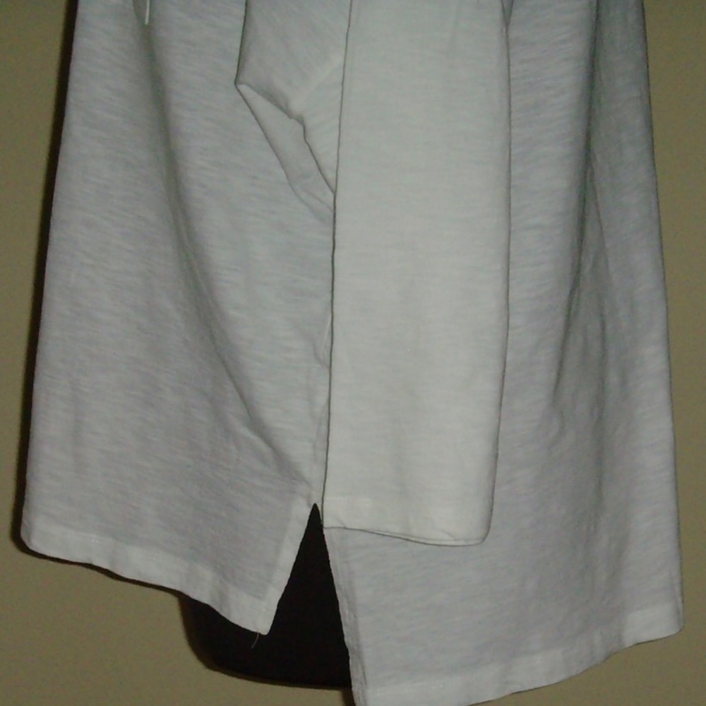 Lord & Taylor Woman 100% Cotton Long Sleeve Tee 2X - White - Picture 6 of 14